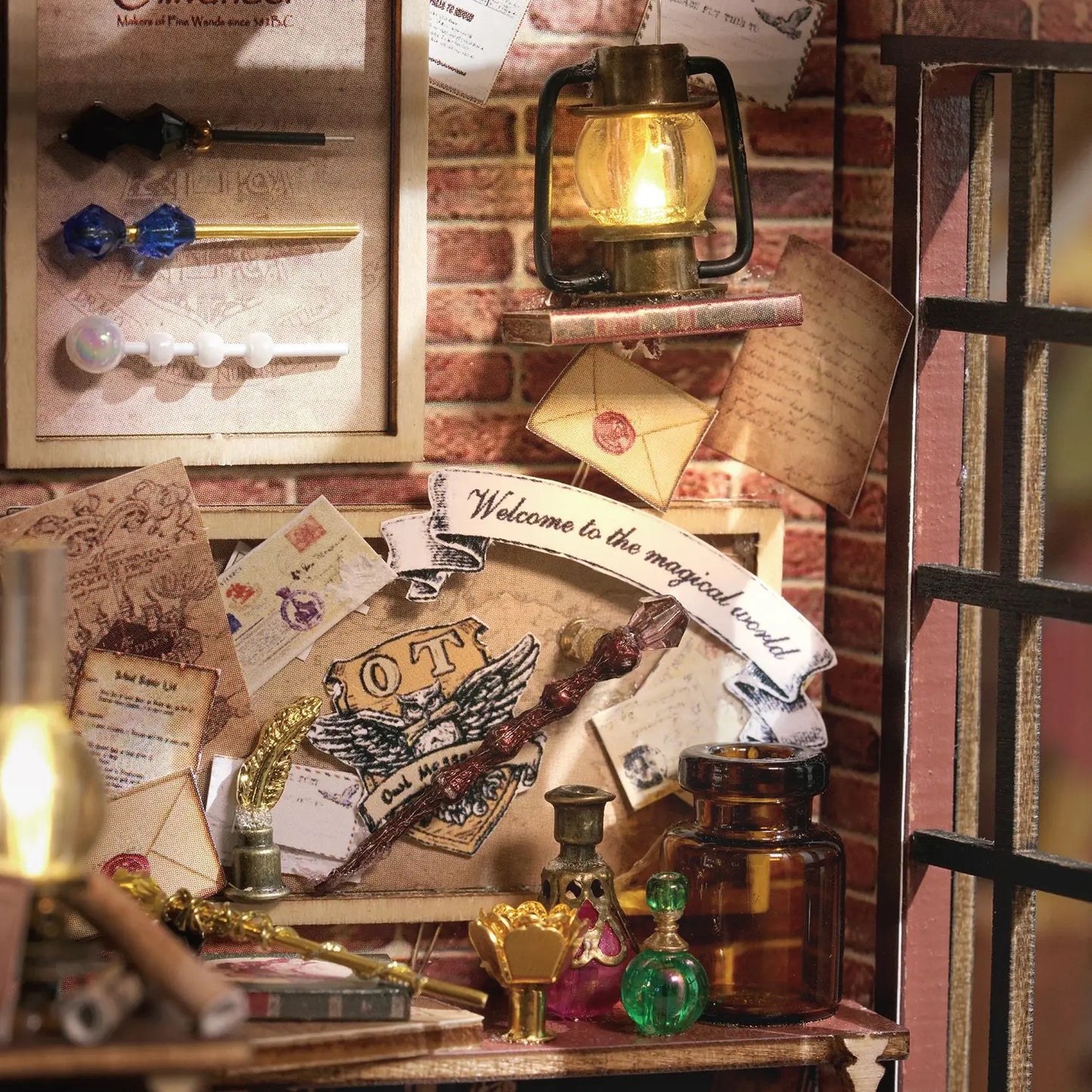 Magie Boutique Bricolage Maison De Poupée En Bois Miniature Maison De Poupée Kit Avec Meubles Roombox Rétro Maison Modèle Jouet Pour Enfants Cadeau