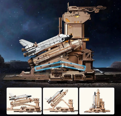 Rokr – Puzzle 3D En Bois, Kits De Modèles De Navette Spatiale Pour Adultes Pour Construire Le Jouet STEM, Cadeau LKA02