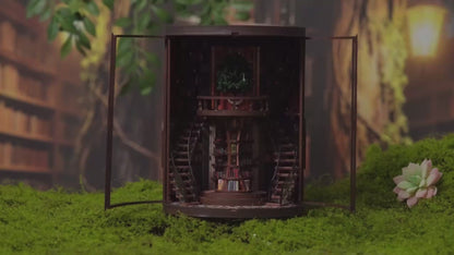 Bibliothèque Circulaire – Diorama Lumineux