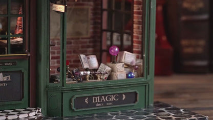 La Boutique des Baguettes Magiques – Diorama Lumineux