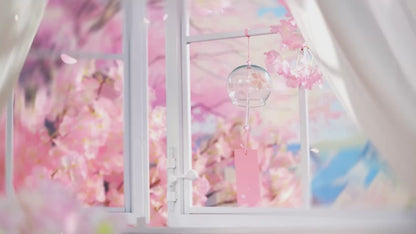 Téléviseur Rétro Sakura Tram – Diorama Mécanique Musical