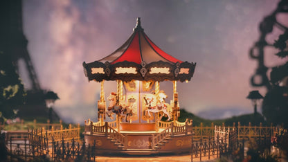 Carrousel Enchanté – Objet Mécanique Lumineux